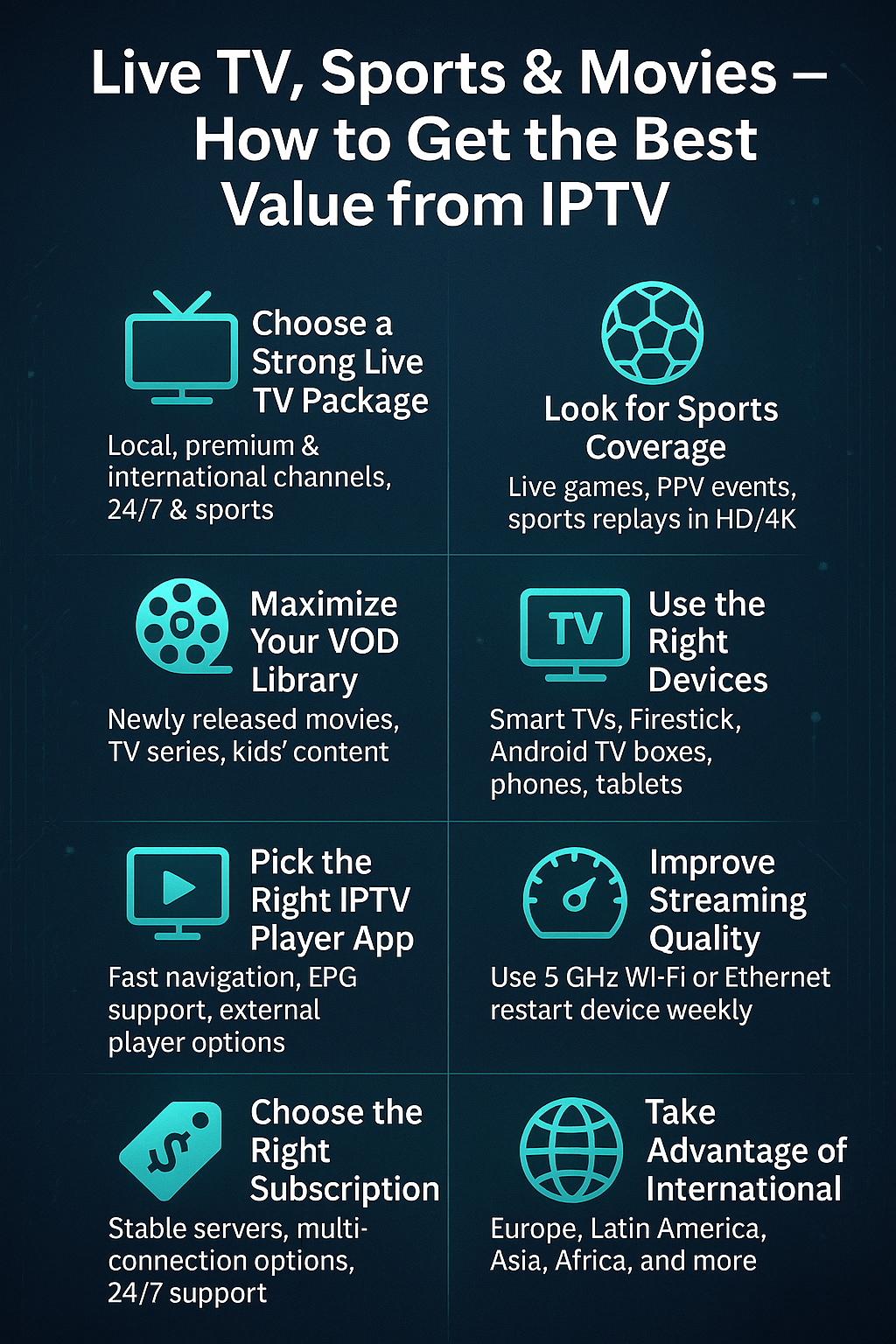 📺 Live TV, Sports &amp; Movies — How to Get the Best Value from IPTV in 2026