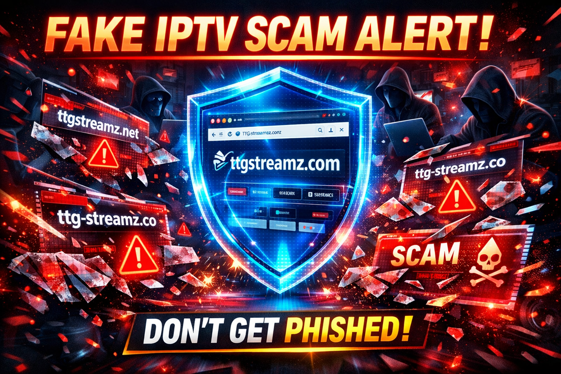 🚨 WARNING: Fake TTGStreamz Websites Are Scamming People — Here's How to Stay Safe