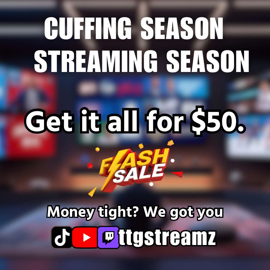 New 50$ update unlock 12 months of ttgstreamz now!