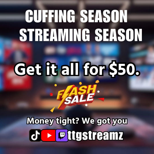 New 50$ update unlock 12 months of ttgstreamz now!