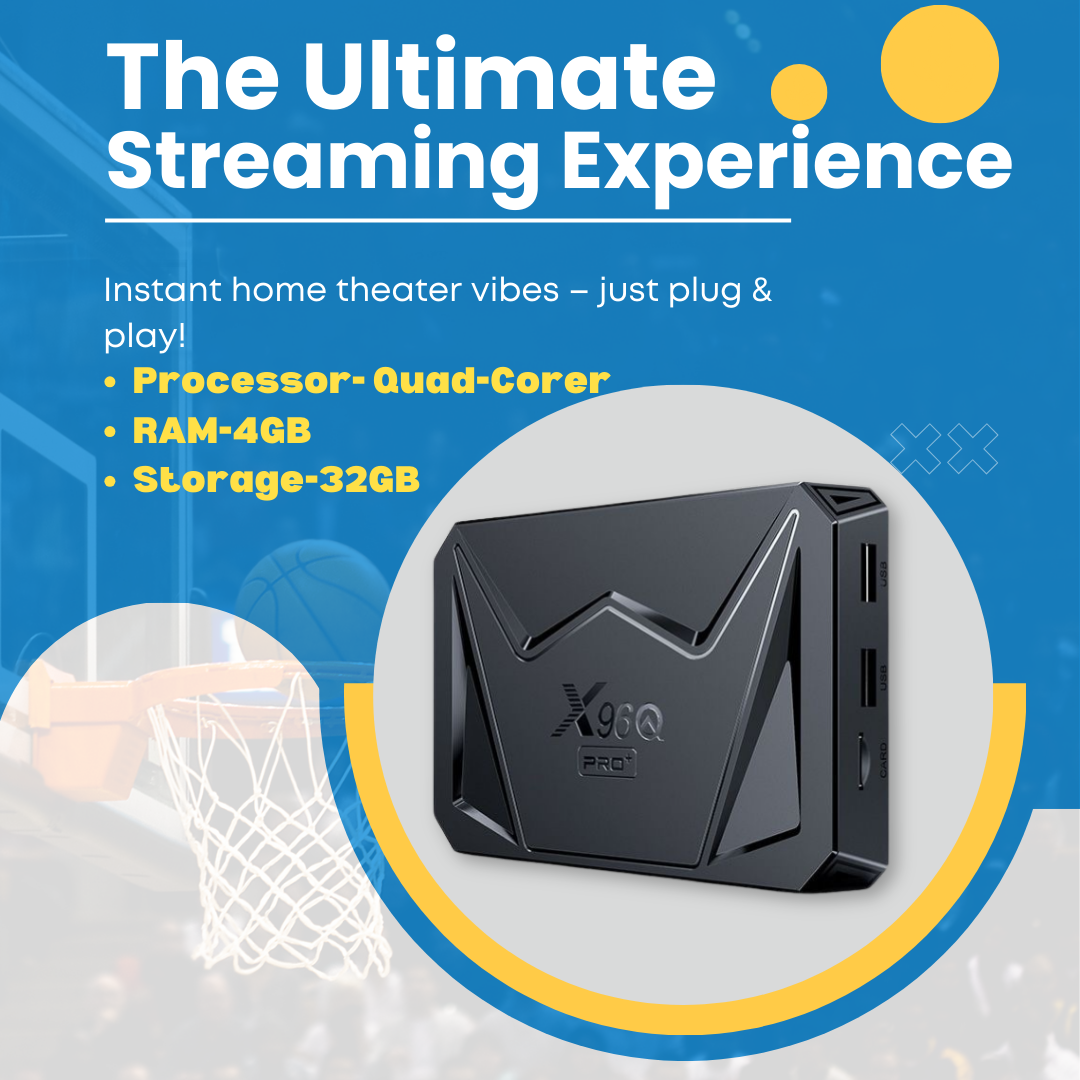 TTG UltraStream Android 14 TV Box + 2 YEARS free