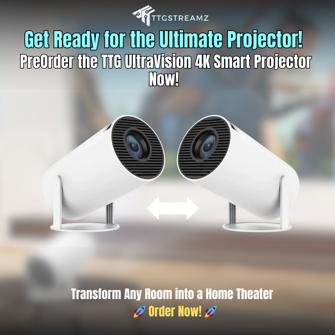 TTG UltraVision 4K Smart Projector (BOGO)