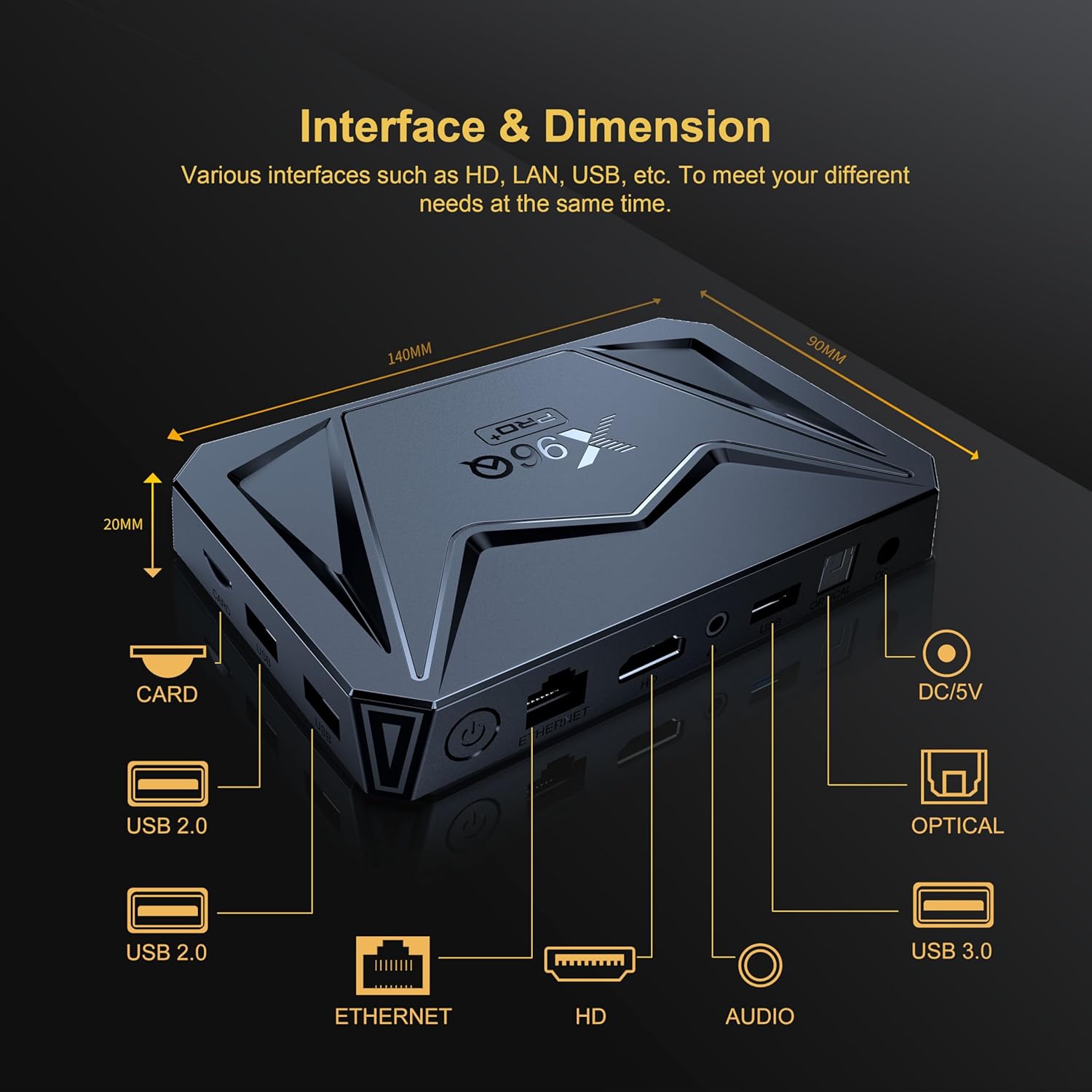 TTG Android 14 Streaming Box with 3 Years of TTGStreamz