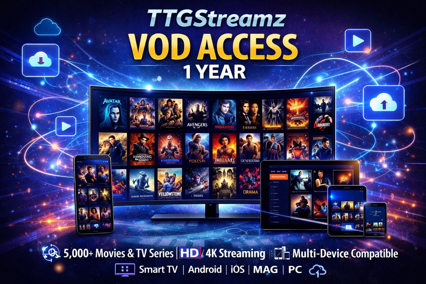 TTGStreamz VOD Access – 1 Year