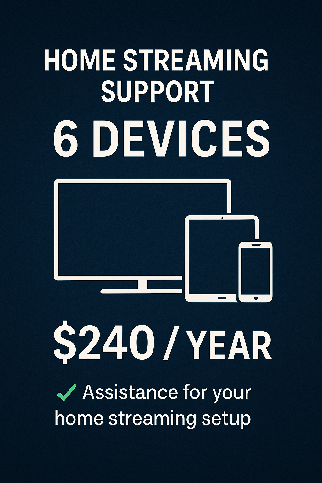 Home Streaming Support – 6 Devices