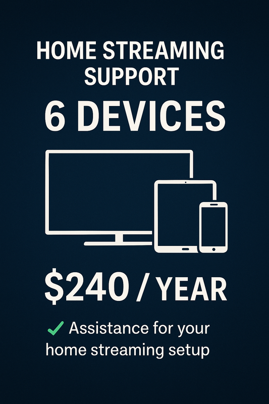 Home Streaming Support – 6 Devices