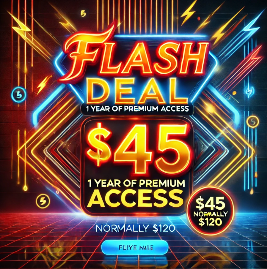 Flash Deal – 1 Year of Premium Access