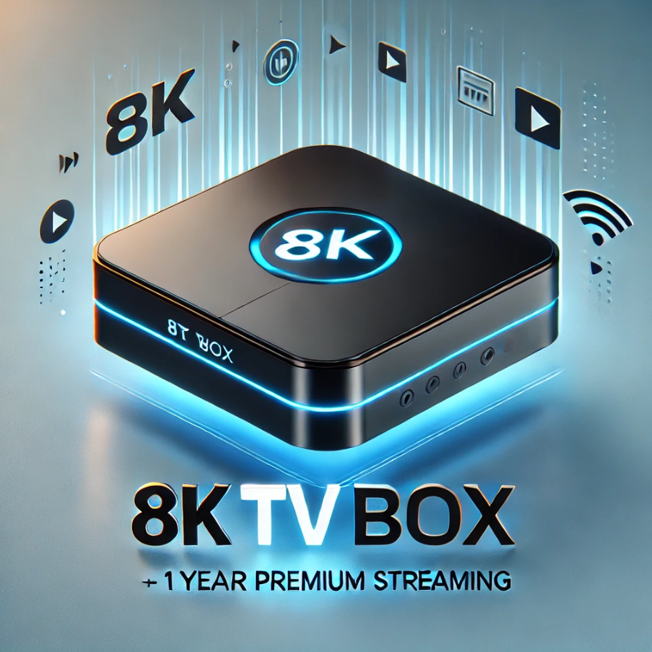 8K TV Box + 1 Year Premium Streaming