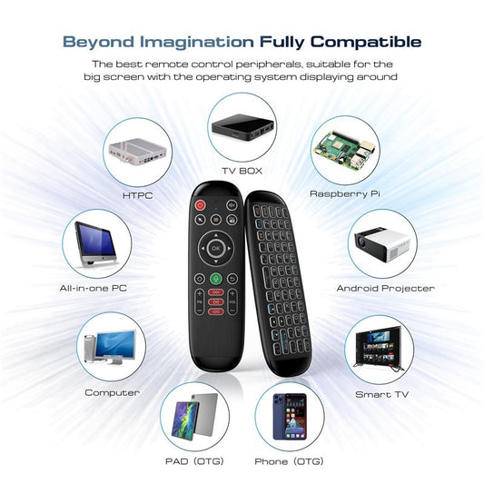 Wireless Keyboard And Mouse Remote Control TV Box